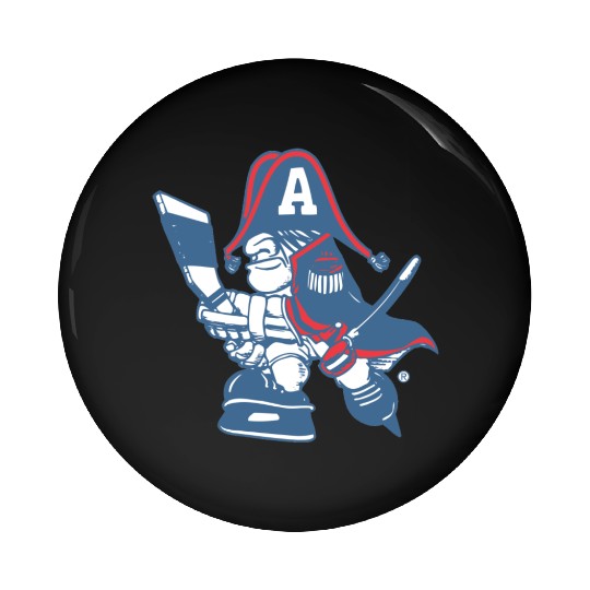 Milwaukee admiral cartoon Pin Buttons