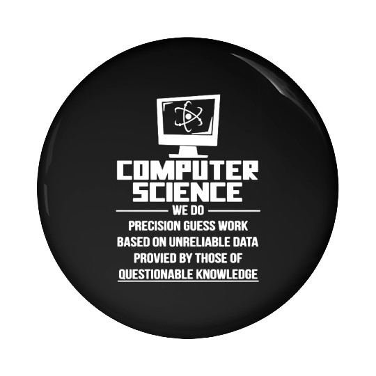 Computer Science Pin Buttons