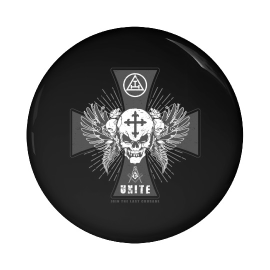 Knights Templar - Join The Last Crusade Infidel Pin Buttons