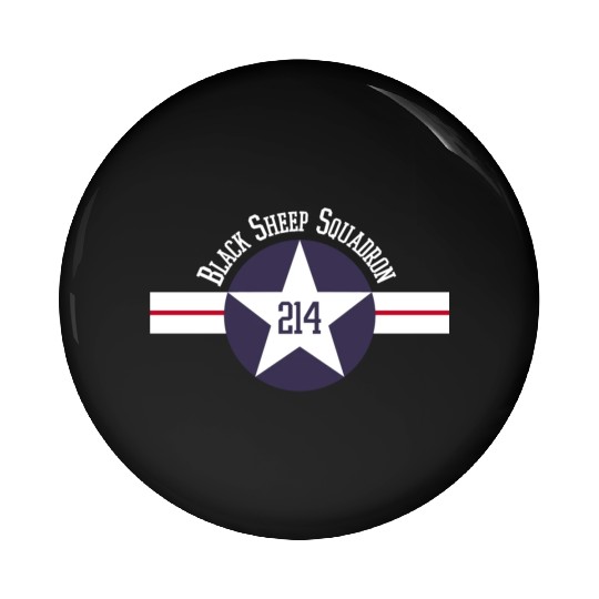 Black Sheep Squadron Pin Buttons