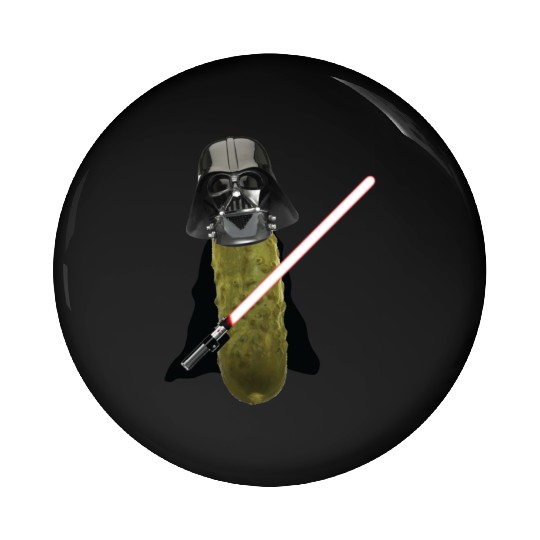 Darth Pickle Pin Buttons