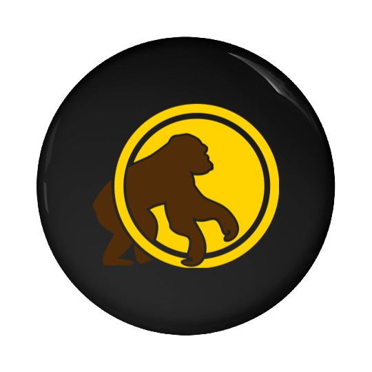 monkey gorilla chimpanzee Pin Buttons