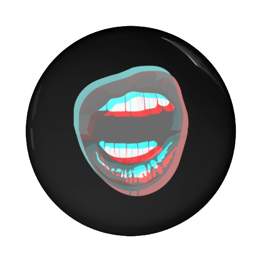 Black Illusion Pin Buttons