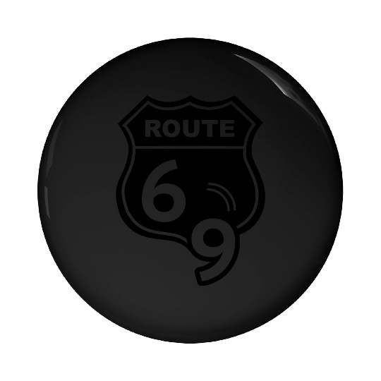 Route 66 Hell Highway 69 Pin Buttons