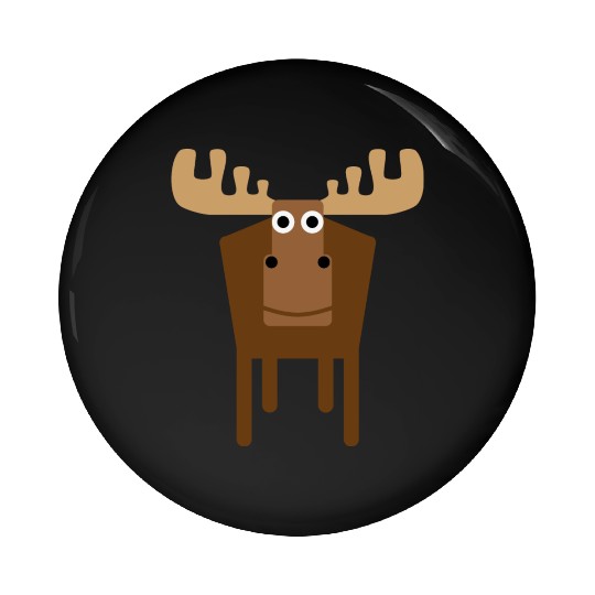 Moose Pin Buttons