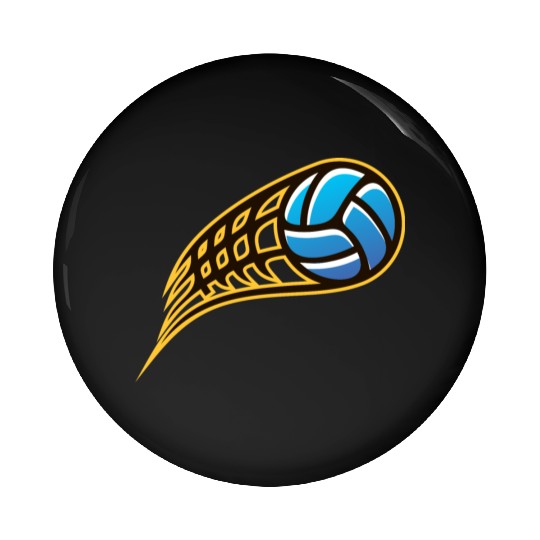 Volleyball Pin Buttons