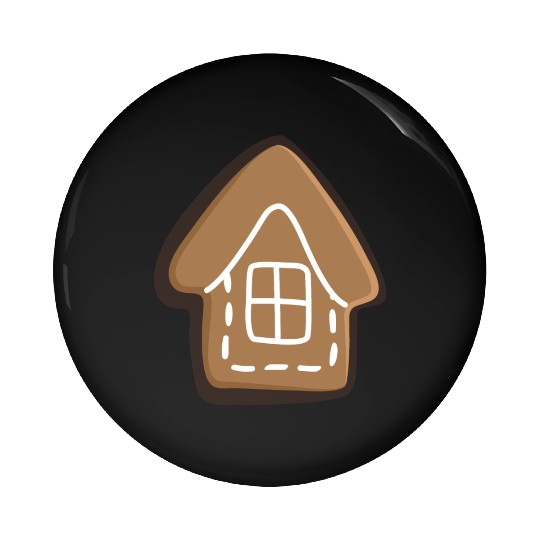 Gingerbread cookie Pin Buttons