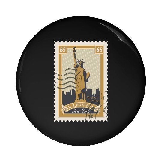 Countries Flags usa Pin Buttons