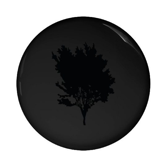 tree silhouette Pin Buttons