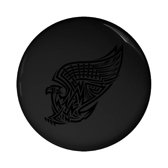 Tribal Eagle Pin Buttons