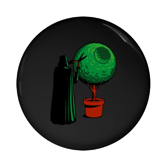 Funny Star Wars Darth Vader Gardener Pin Buttons
