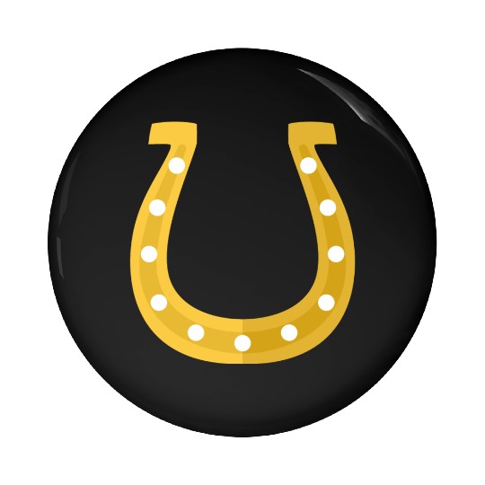 Horseshoe Pin Buttons