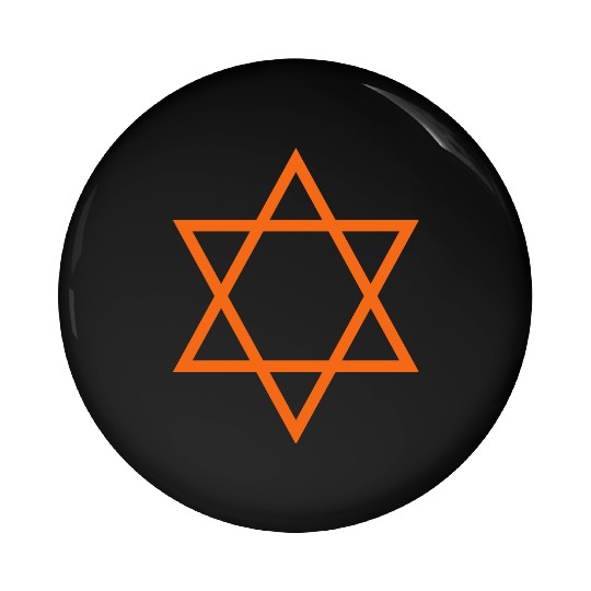 Star of David Pin Buttons