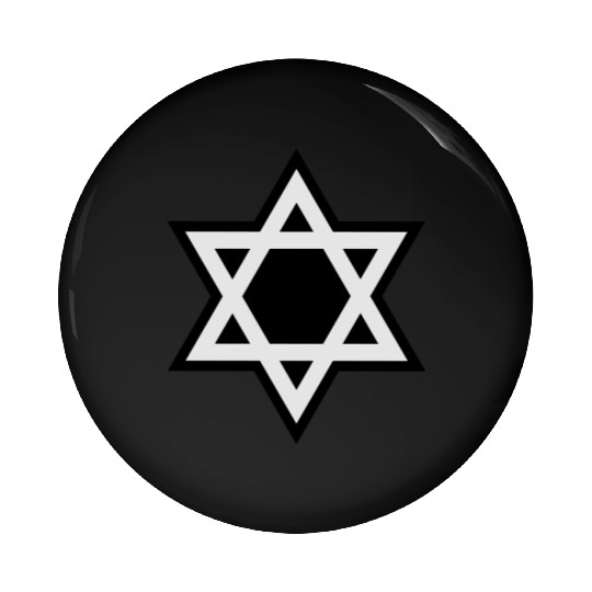 Star of David Pin Buttons
