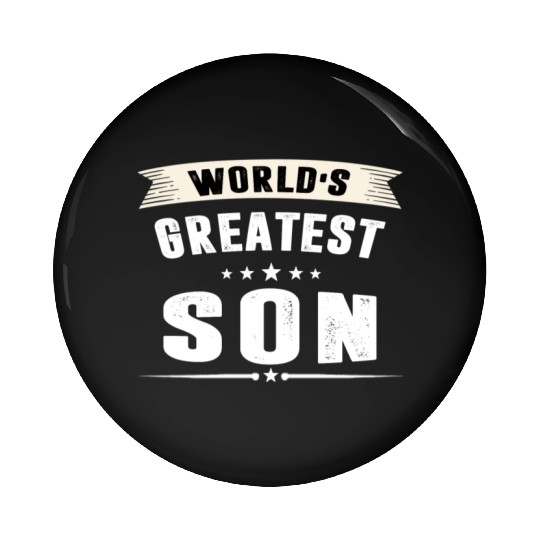 World's Greatest SON Best Son Ever Pin Buttons