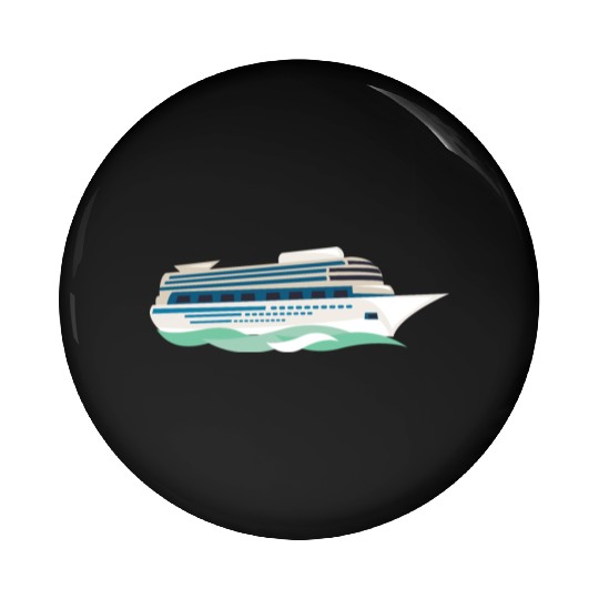 cruise ship Pin Buttons