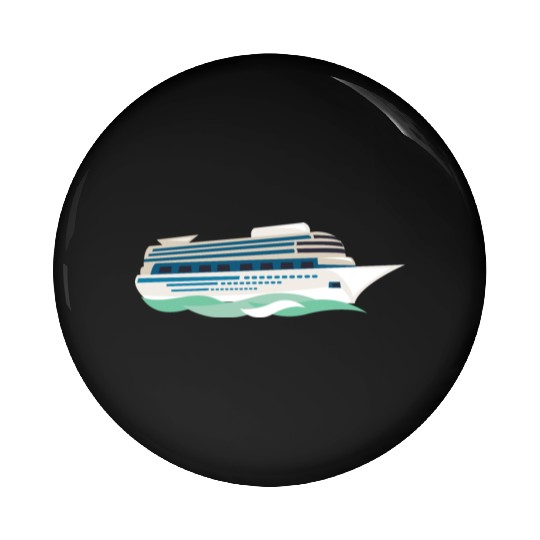 cruise ship Pin Buttons