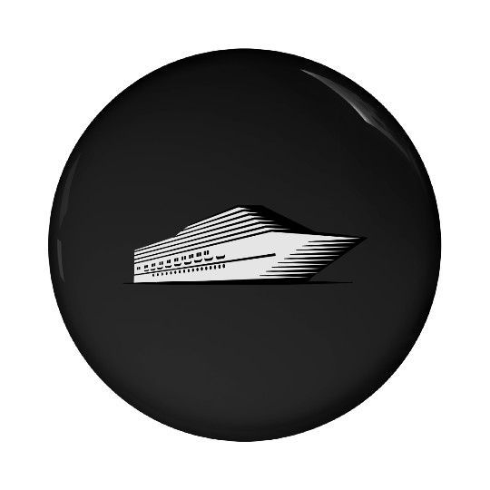 cruise ship Pin Buttons