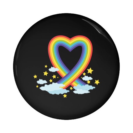 Rainbow Pin Buttons