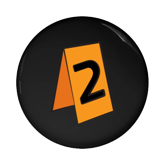 crime scene number Pin Buttons