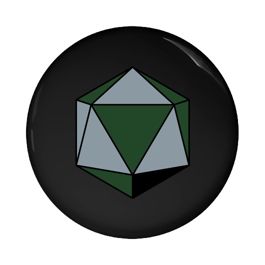 platonic solid Pin Buttons