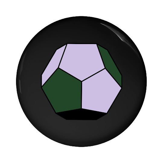 platonic solid Pin Buttons