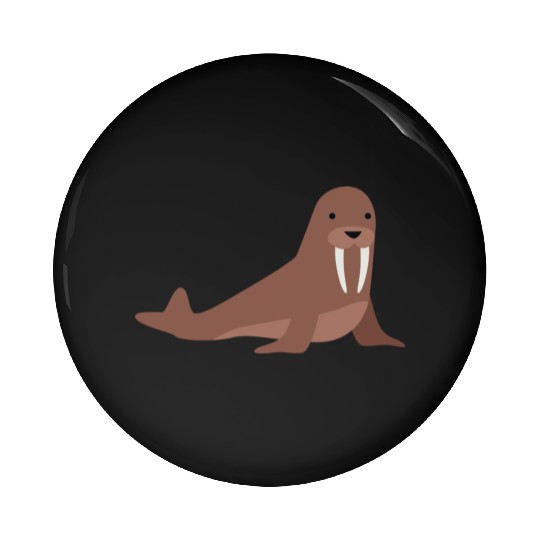 walrus Pin Buttons