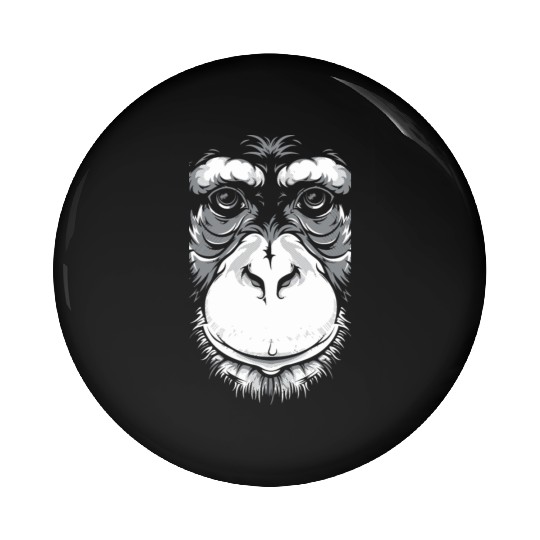 Monkey face Pin Buttons