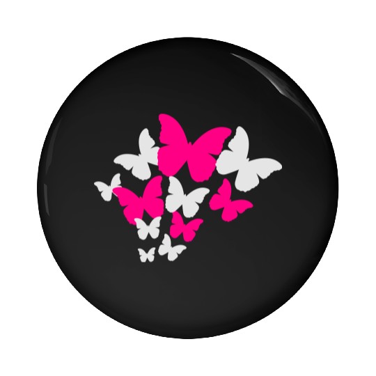 Butterflies Swarm Pin Buttons