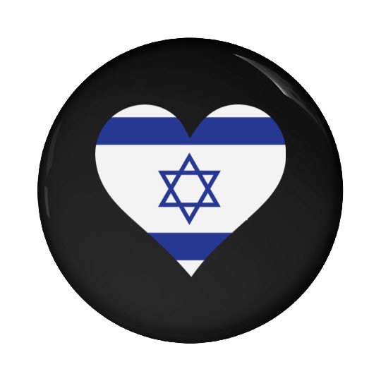 A Heart For Israel Pin Buttons