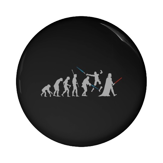 Evolution of Darth Vader Pin Buttons