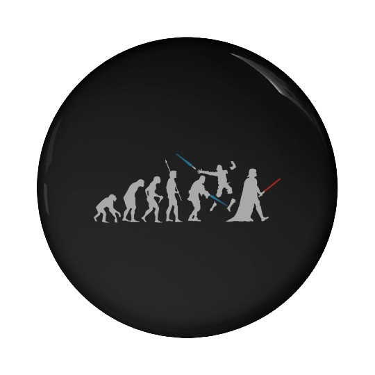 Evolution of Darth Vader Pin Buttons