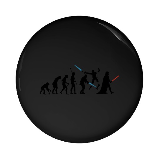 Evolution of Darth Vader Pin Buttons