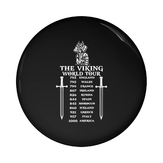 Viking - VIKINGS - THE VIKING WORLD TOUR Pin Buttons