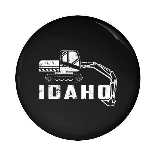 Huge Backhoe Toy Idaho Backhoe Pin Buttons