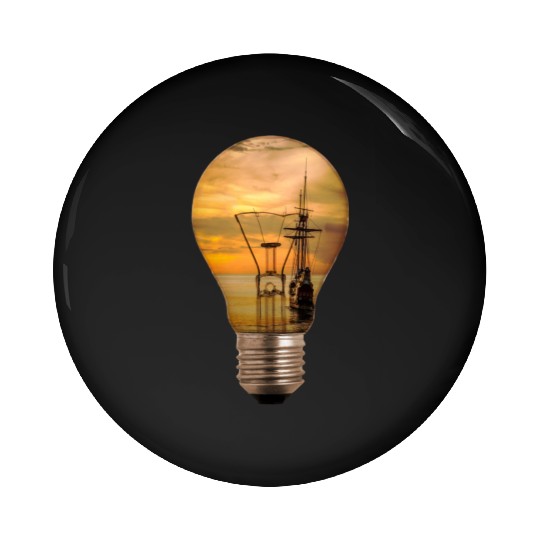 ship boat canoe sailboat submarine yacht anchor241 Pin Buttons