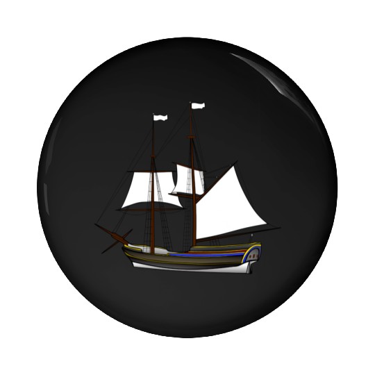 ship boat canoe sailboat submarine yacht anchor405 Pin Buttons