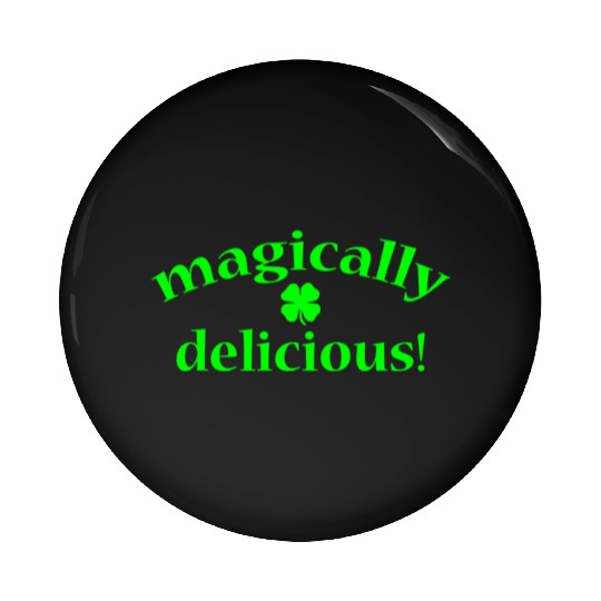 magically delicious Irish Pin Buttons