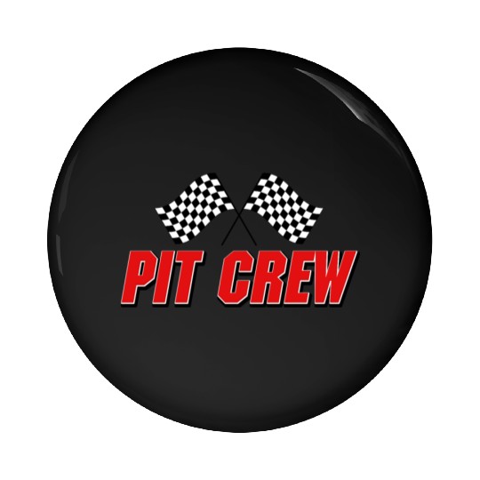 Pit Crew Racing Team Sports Racers Track Pit Stops Pin Buttons