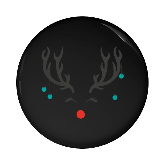 Reindeer Pin Buttons