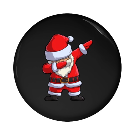 Dabbing santa claus Pin Buttons