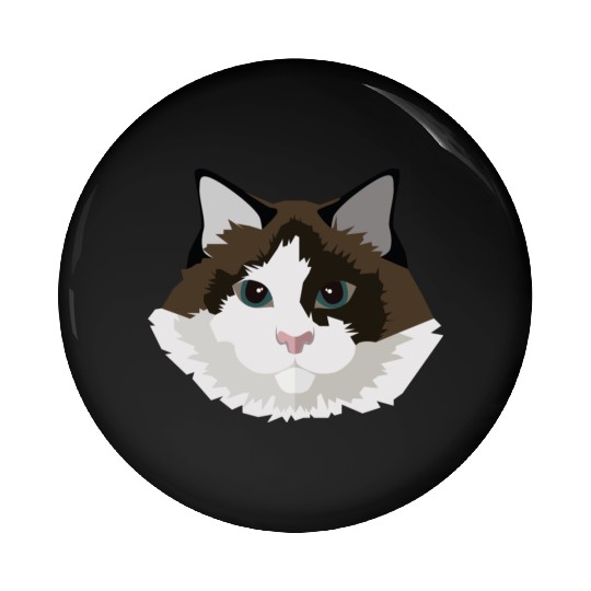 Cat face Pin Buttons
