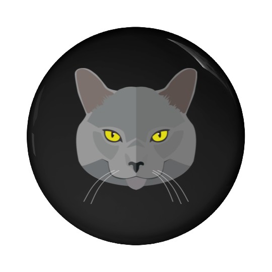 Cat face Pin Buttons