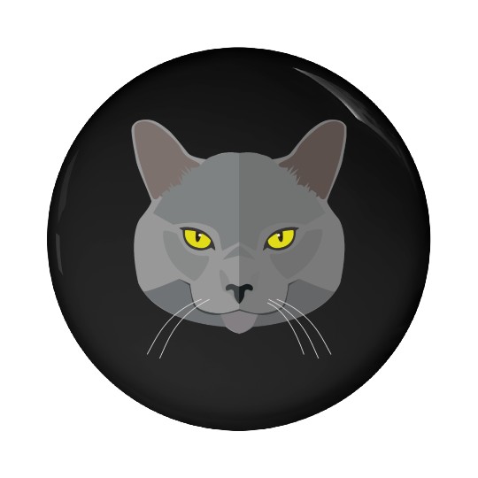 Cat face Pin Buttons