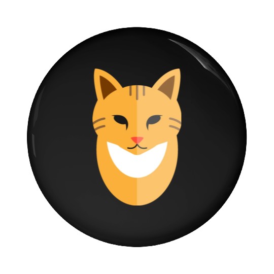 Cat face Pin Buttons