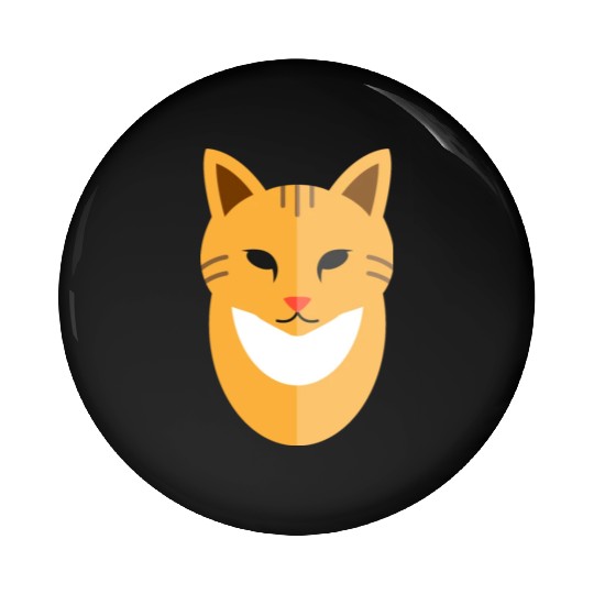 Cat face Pin Buttons