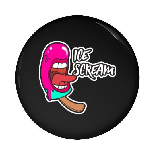 ice scream Pin Buttons