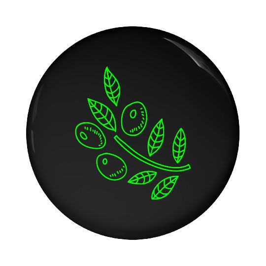 Olive branch Pin Buttons