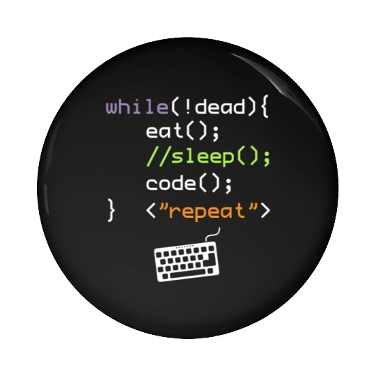 Computer Science Programmer Pin Buttons