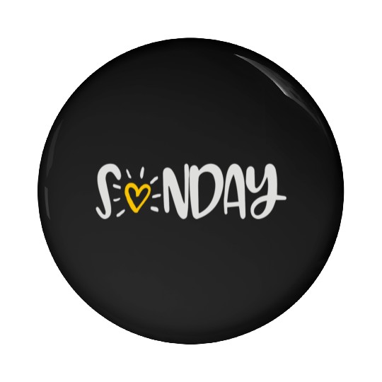 Sunday Pin Buttons